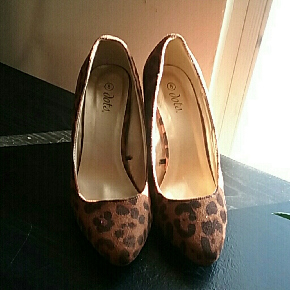Leopard Wedges